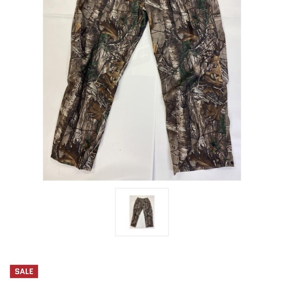 Gamehide Reel Tree Deer Camp camo rain pants DP1 size 17 RN 88439 - Picture 2 of 14